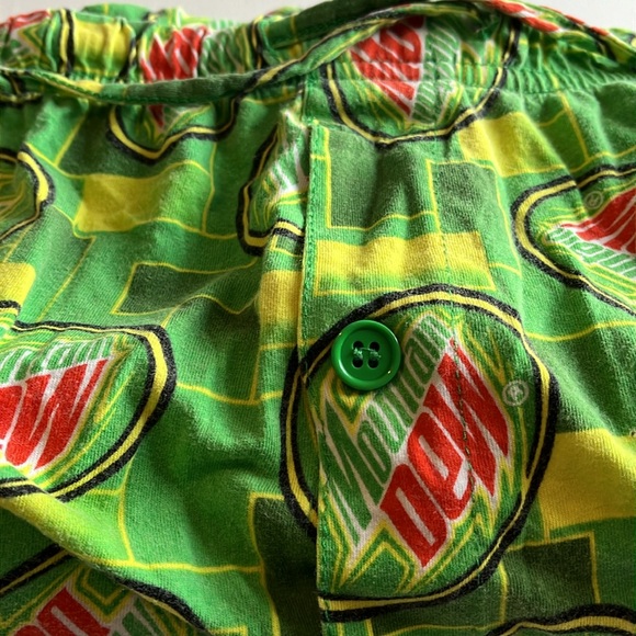 Mountain Dew Lounge Pants with Drawstring Elastic Waist - Picture 5 of 6